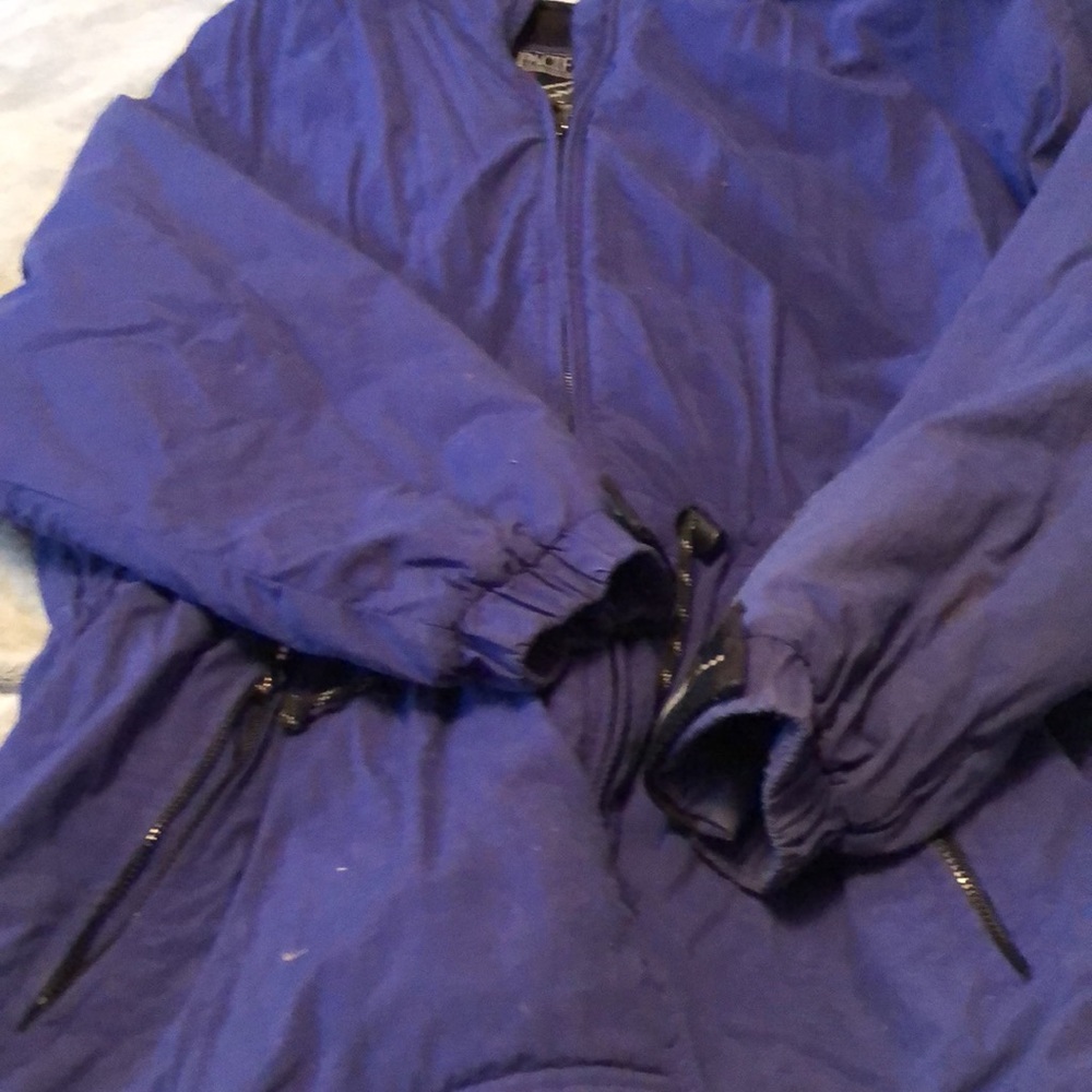 Royal blue jacket fleece lined great for most weather